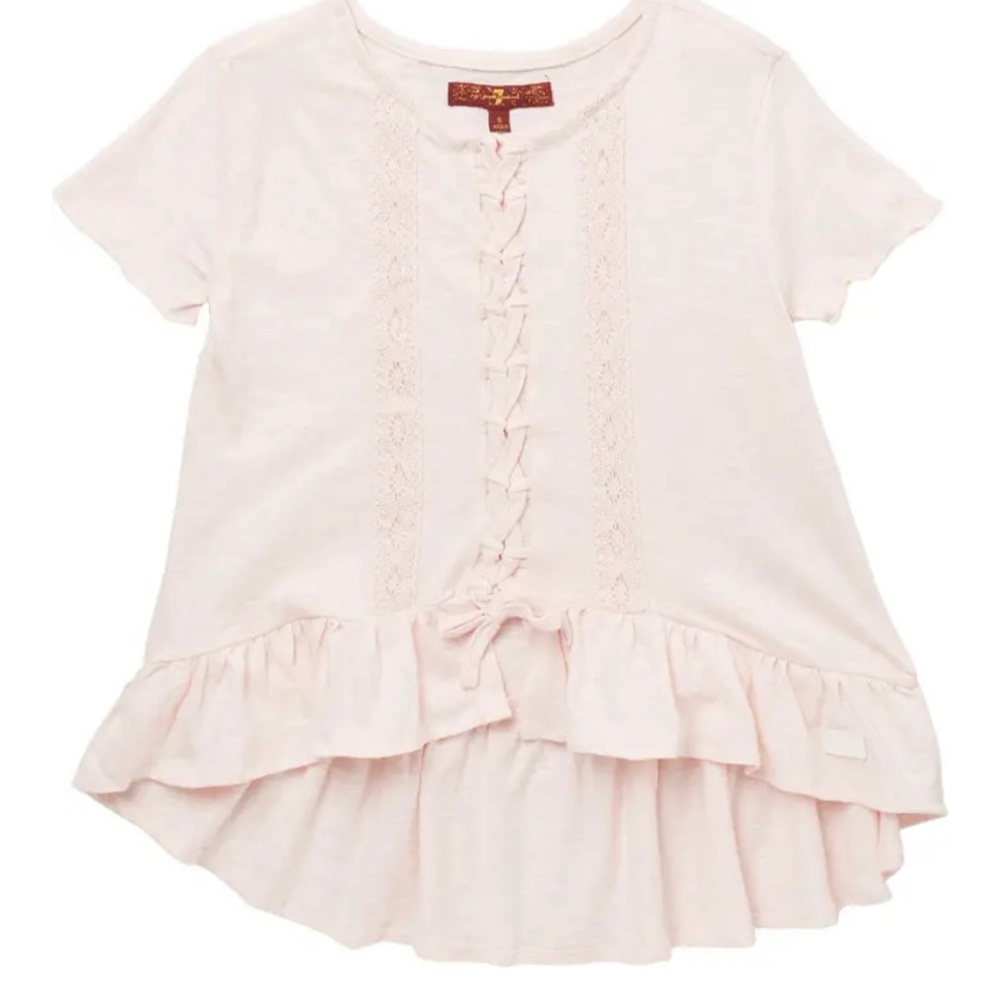 Lace-up tee